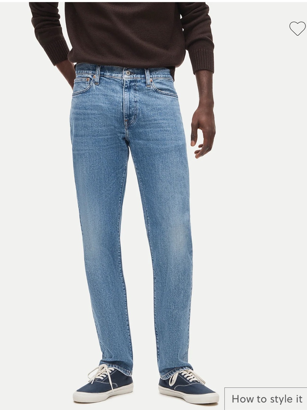 J Crew 770 Straight-fit stretch jean